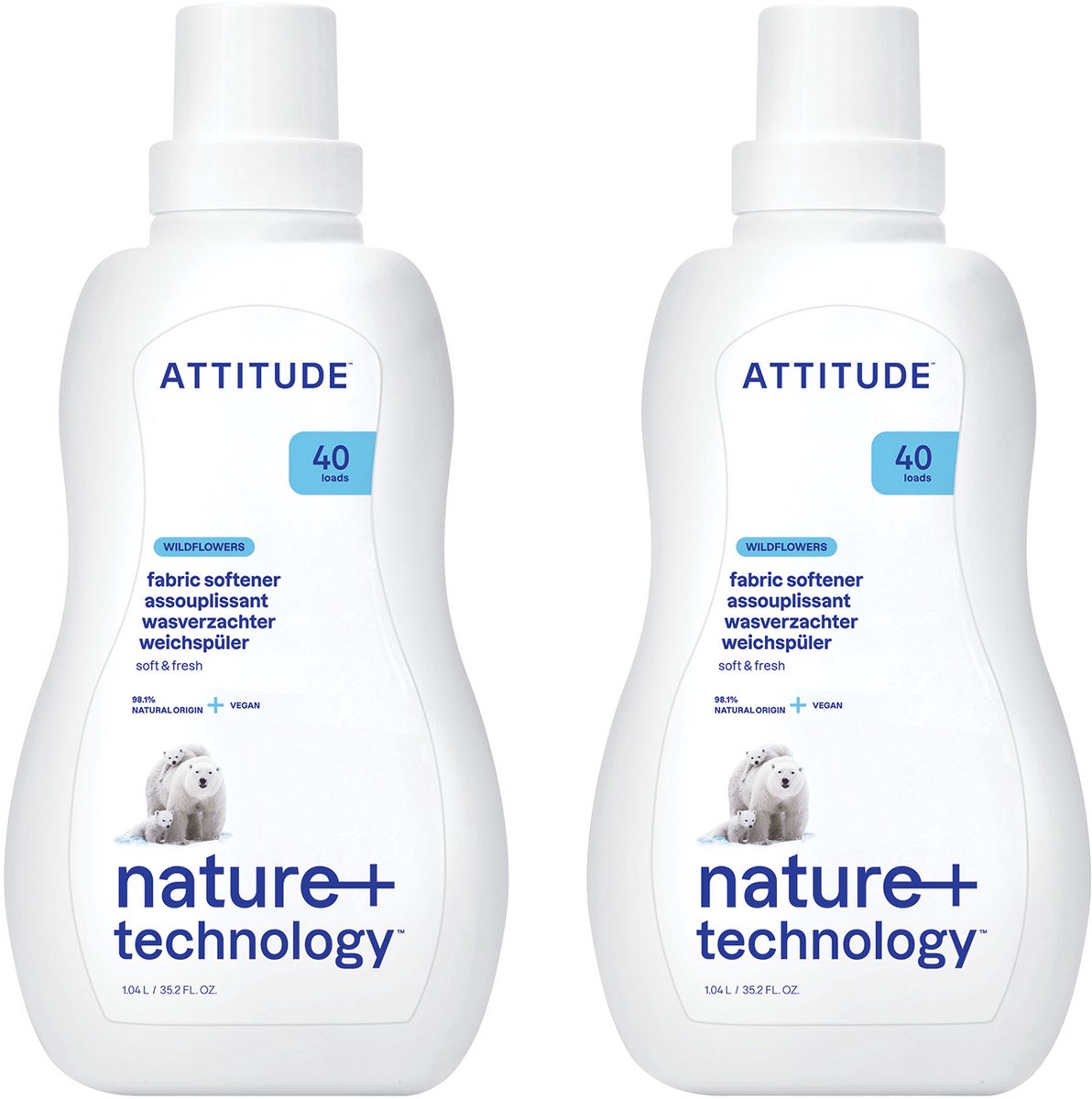 ATTITUDE Wasverzachter Wildflower Bundel ECO - duurzaam