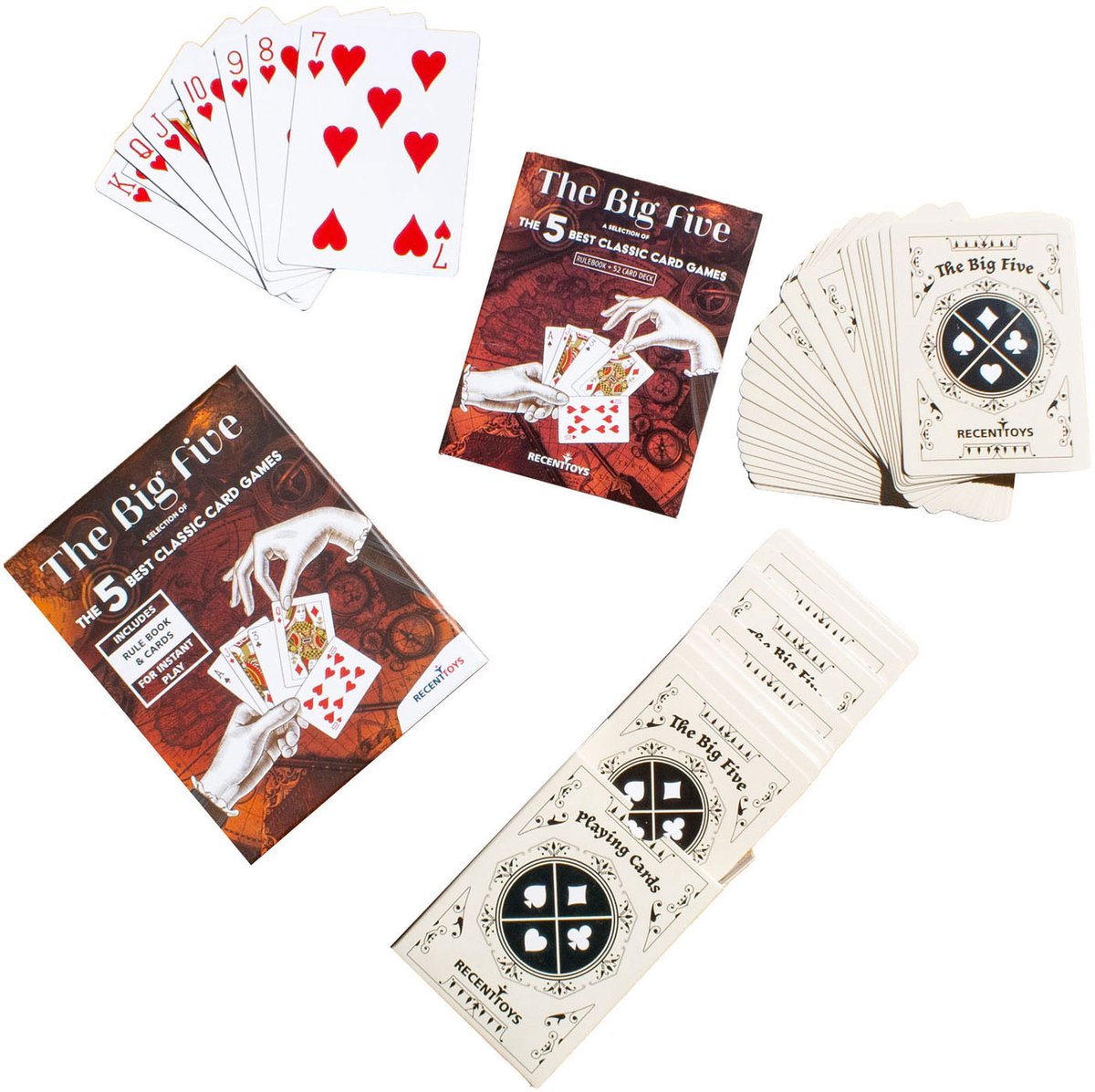Recent Toys The Big Five spel - Kaartspel voor familie en vrienden - Vanaf 14 jaar