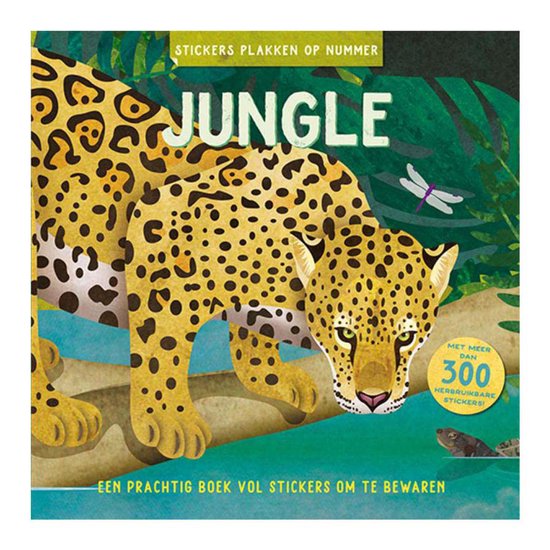 Stickers plakken op nummer - Jungle