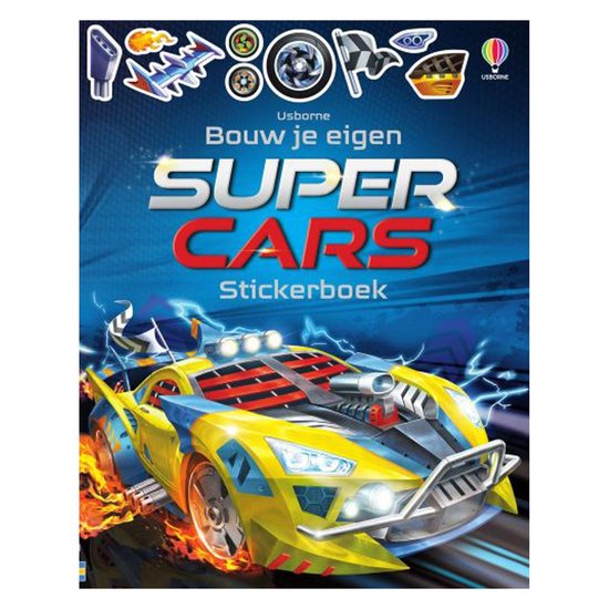 Supercars stickerboek - cover