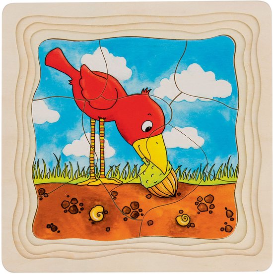 Goki 57522 Puzzle avec cadre 11 pièce(s) Été