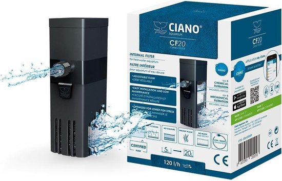 Ciano CF20 - Aquarium - voor Nano tot 20 liter bol.com