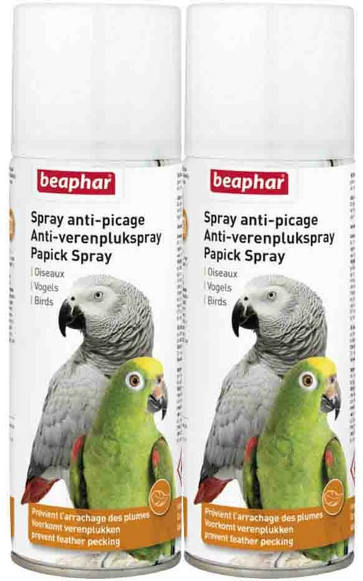 2x Beaphar Anti-Verenpluk Spray 200 ml