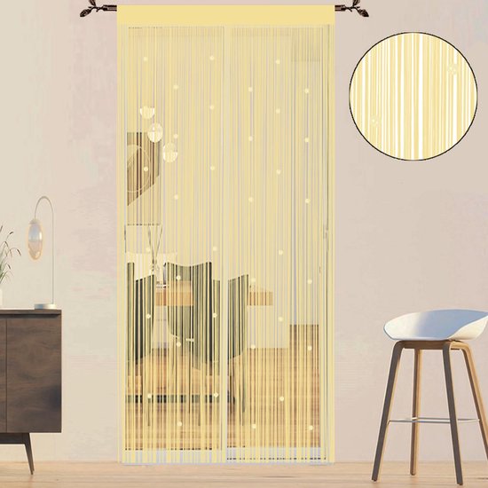 Taiyuhomes Kralengordijn voor deuren, vliegengordijn, insectenbescherming, voor balkondeur Taiyuhomes Kralengordijn voor deuren, vliegengordijn, insectenbescherming, voor balkondeur
