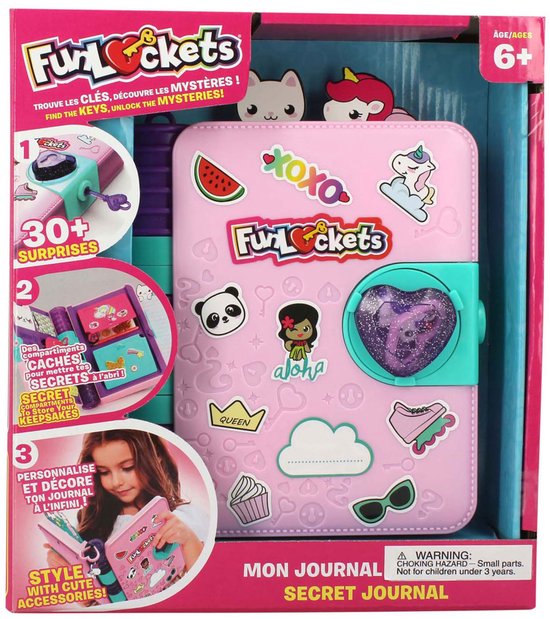 Jumbo - FunLockets - Secret Journal - Dagboek meisjes - Vanaf 6 jaar