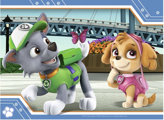 Ravensburger PAW Patrol 4in1box puzzel - 12+16+20+24 stukjes - kinderpuzzel
