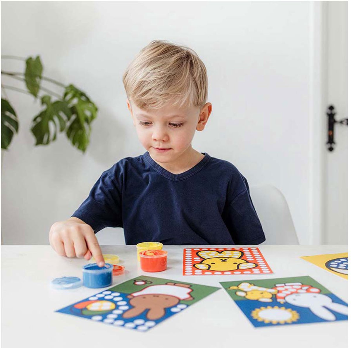 Nijntje creatief met vingerverf - creatief speelgoed knutselen junior peuter kleuter - vanaf 2 jaar - cadeautip junior — afbeelding 7