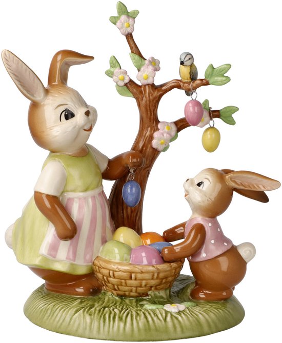Goebel - Pasen | Statue décorative Haas Décoré de façon magique | Faïence - 17 cm - Lapin de Pâques - Édition Limited