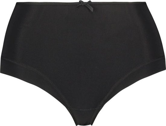 RJ Bodywear Pure Color dames maxi brief - zwart - Maat: 3XL