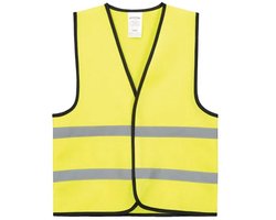 Fluohesje kind geel, 3-6 jaar