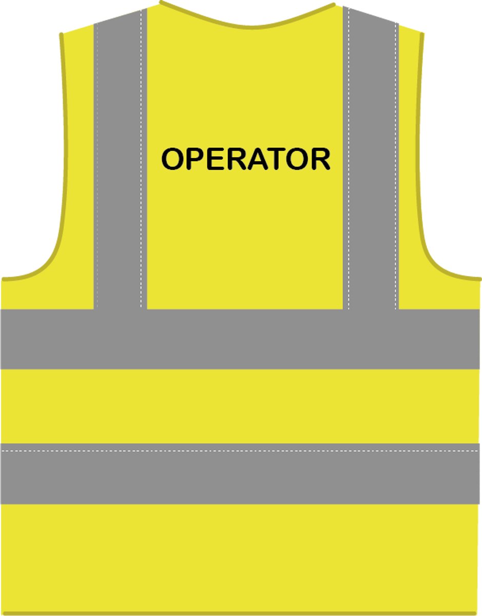 Operator hesje RWS geel