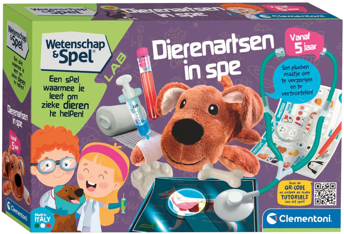 Clementoni Wetenschap & Spel - Dierenartsen in Spe - Educatief Speelgoed - Experimenteerdoos - Vanaf 5 jaar — afbeelding 8