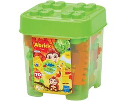 Abrick Bouwblokken in Opbergbox, 70dlg.