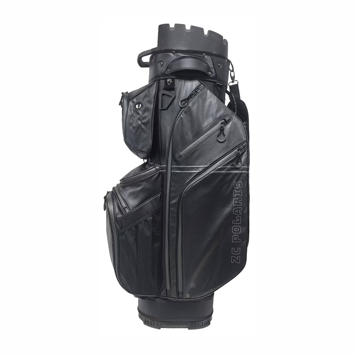 Fastfold Polaris Rain Dry Waterdichte Golftas - Cartbag - Zwart Grijs