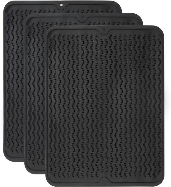 Siliconen Afdruipmat voor Servies, 40 x 30 cm, BPA-vrij, Droogmat