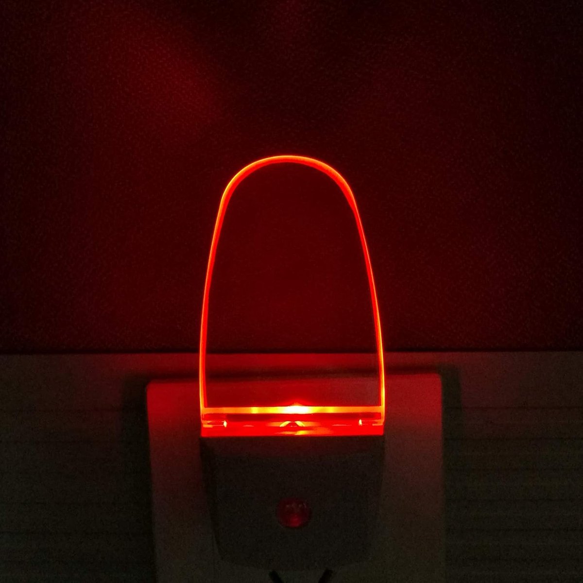 Nachtlampje met slimme sensor - energiebesparend - 2 stuks - rood licht