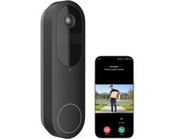 Video deurbel met camera – Deurbel met beeld – Slimme deurbel – Draadloze video deurbel – Beveiliging huis – Deurbel met app – WiFi deurbel – Nachtzicht – Tweeweg audio – Beveiligingscamera voordeur – Voor smartphone en tablet