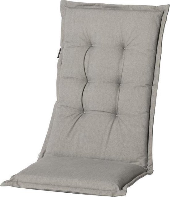 vidaXL Stoelkussens 6 st hoge rug oxford stof beige, zitkussen, tuinstoelkussen, bankkussen, stoelkussen, tuinstoel kussen, rugkussen