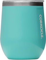 Corkcicle Drinkbeker Classic Stemless 355 Ml Rvs Turqoise