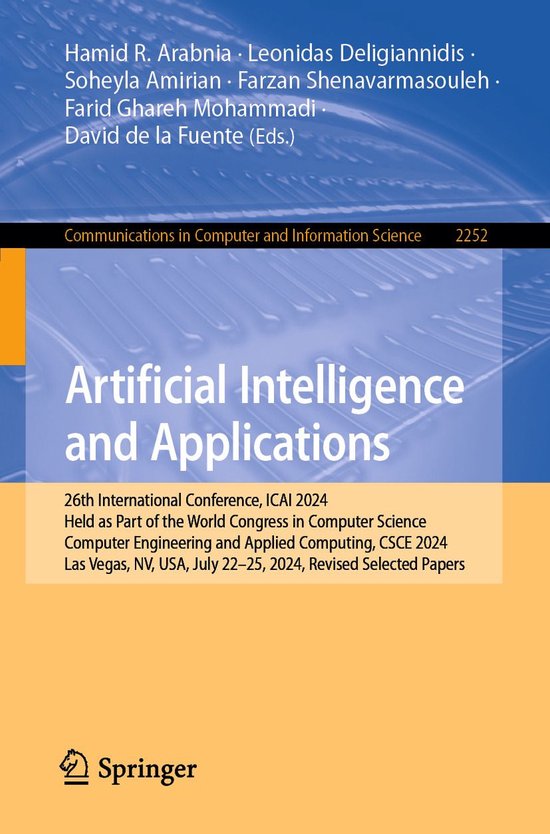 Springer Nature Proceedings Computer Science - Artificial In ... - cover