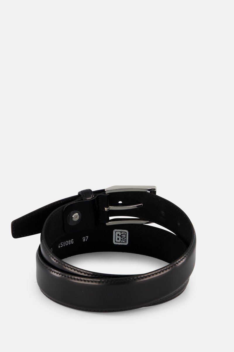 Sixroad Riem zwart Leer - Maat 95 cm