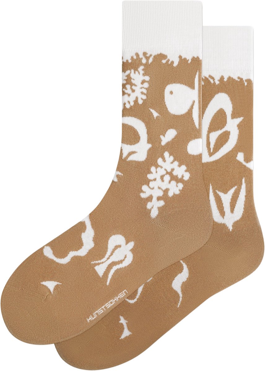 Kunst sokken - Oceania, the Sky: Henri Matisse - Sokken Dames 36 40 - Biologisch Katoenen Sokken - funny socks happy - Vrolijke Sokken - Grappige Sokken - Sokken Cadeau