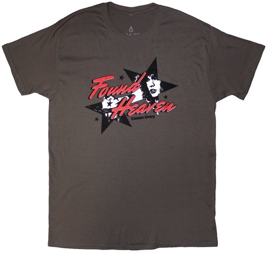 Conan Gray - Found Heaven Stars Heren T-shirt - L - Grijs