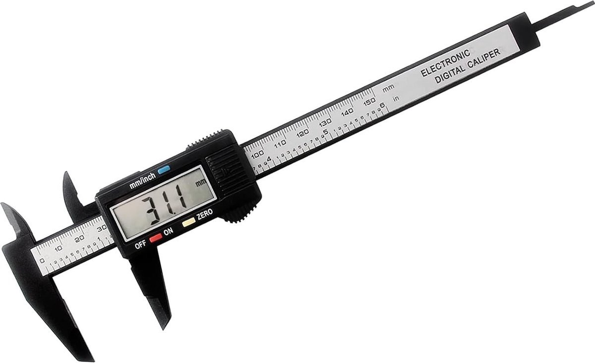 ZELFIX® Digitale schuifmaat - 150 mm - LCD Display