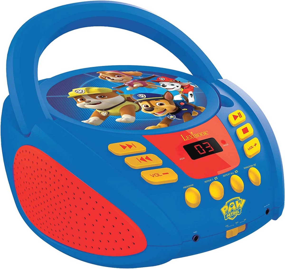 Draadloze CD-speler met Microfoon en AUX-IN - Compacte Gettoblaster