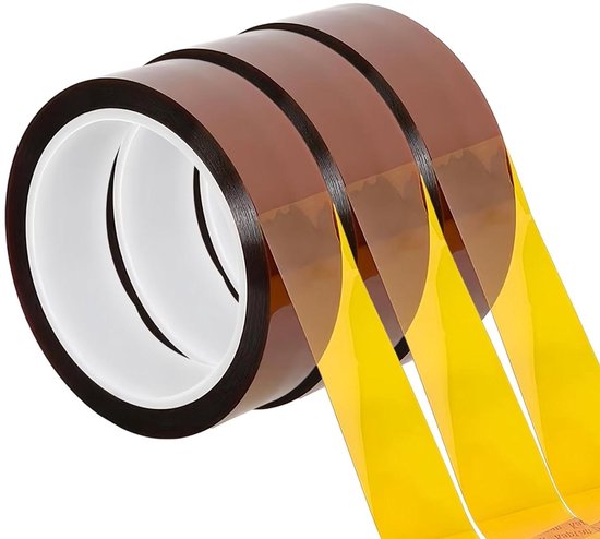 Resiners Harstape voor epoxyhars vormgeven - 50 mm B x 18,3 m L - hittebestendig plakband, bestand tegen hoge temperaturen, gemakkelijk te verwijderen, scheidingsband voor River Tables, residuvrij