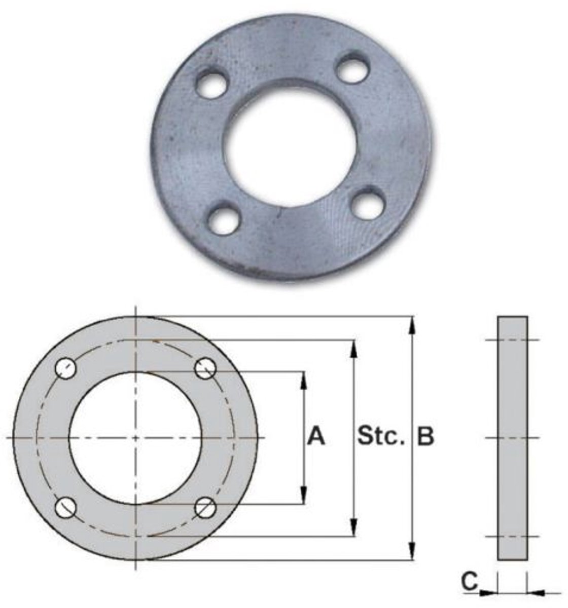 Discom Contraflens 4" / 100 mm