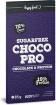 Body & Fit Food ChocoPro - Suikervrije chocolade - 1 doos (12 repen) - Puur