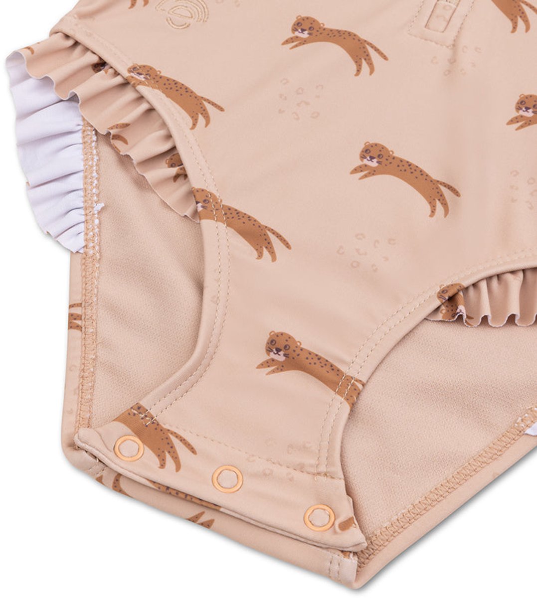 Swim Essentials UV Badpak Meisjes Met Lange Mouwen - Bruin - Roamer — afbeelding 8