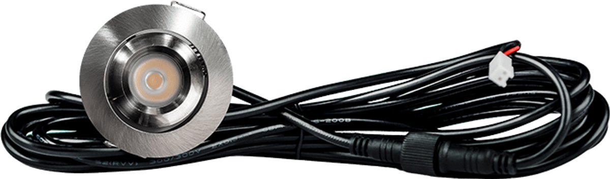 TrueLED Grand Chrome - Inbouw LED Spot Dimbaar voor Overkapping - IP65 Verlichting voor Veranda - LED Spot