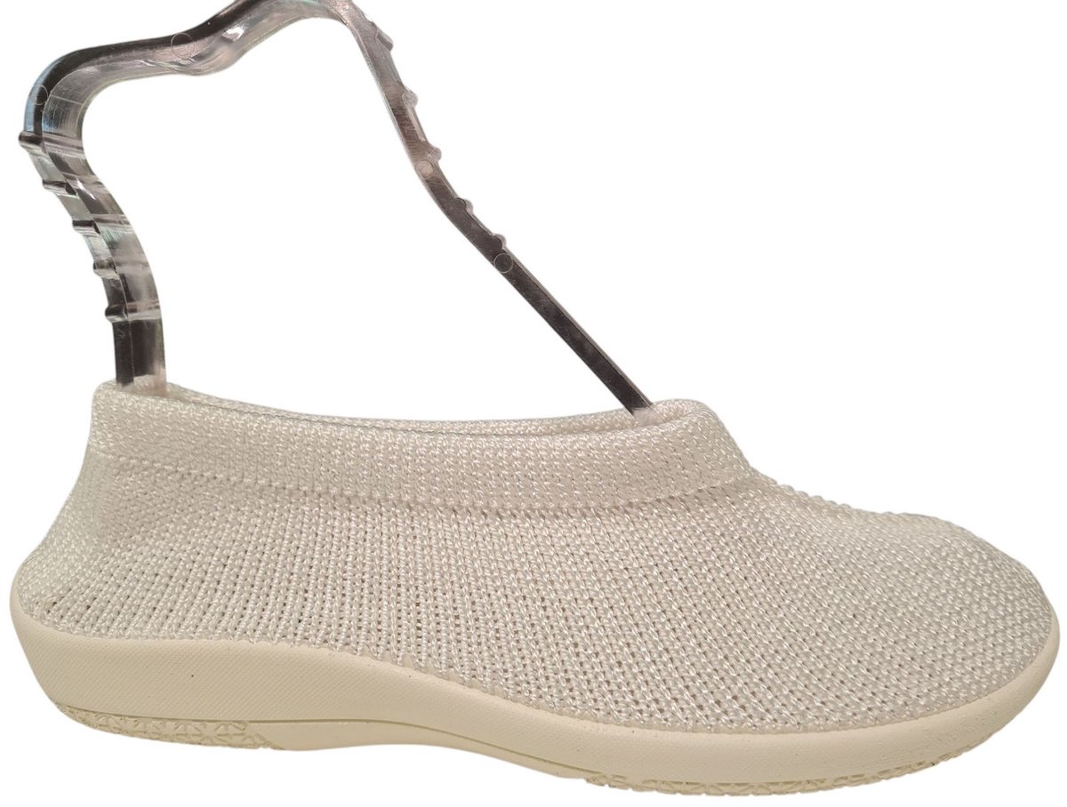 Q Fit Julia Witte Dames Pantoffels - Wit - 37