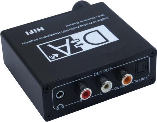 Convertisseur audio numérique vers analogique (DAC) Coretek avec  amplificateur pour casque | bol.com