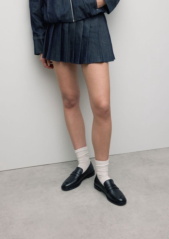 Sacha - Femme - Mocassins penny en cuir noir - Taille 41