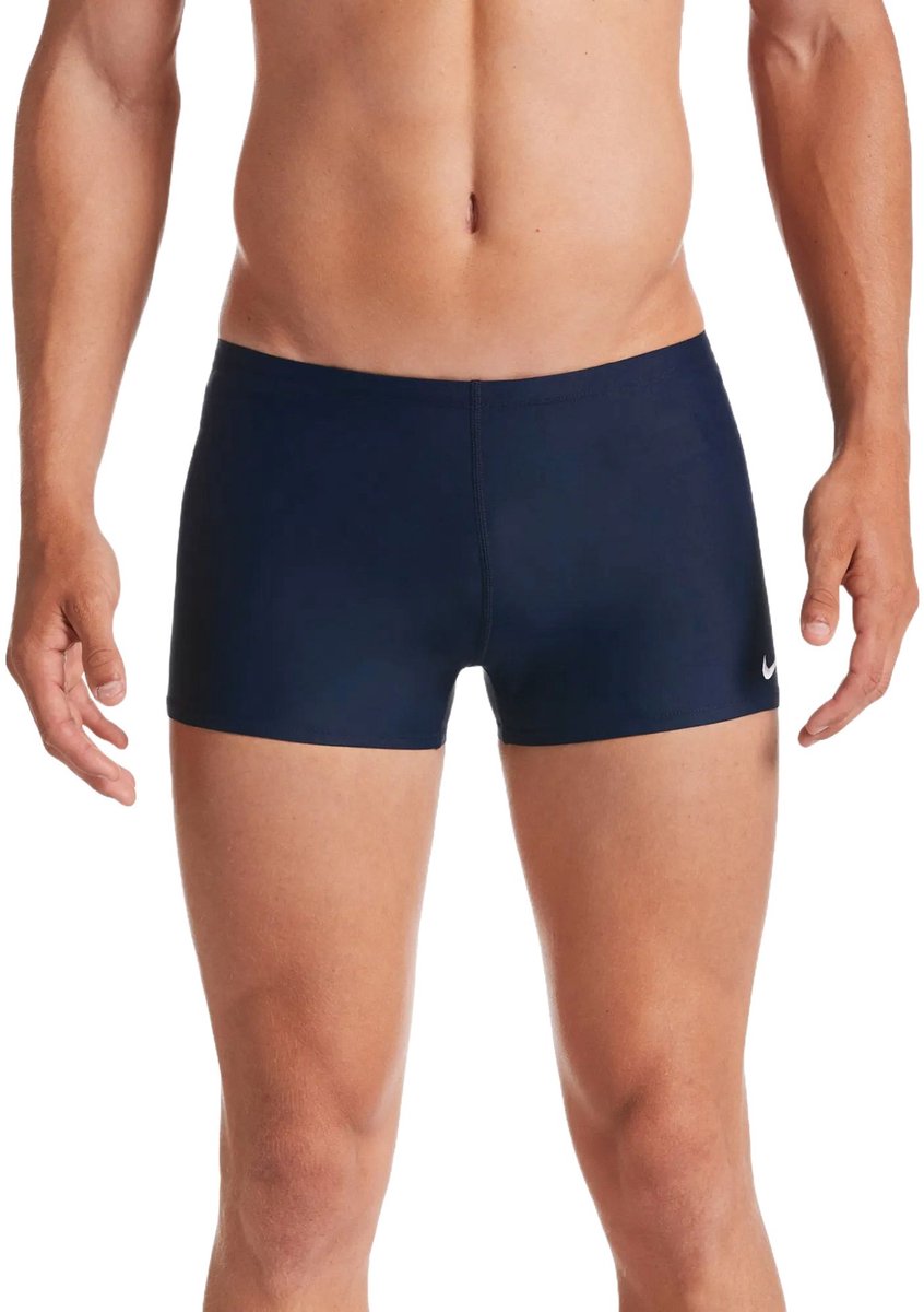 Nike Solid Square Leg Zwemboxer Heren Blauw