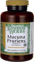Swanson Health Mucuna Pruriens 350mg - 200 Capsules