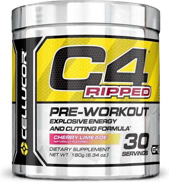 Cellucor C4 Ripped Pre Workout 30 Doseringen Cherry Limeade Bol Com