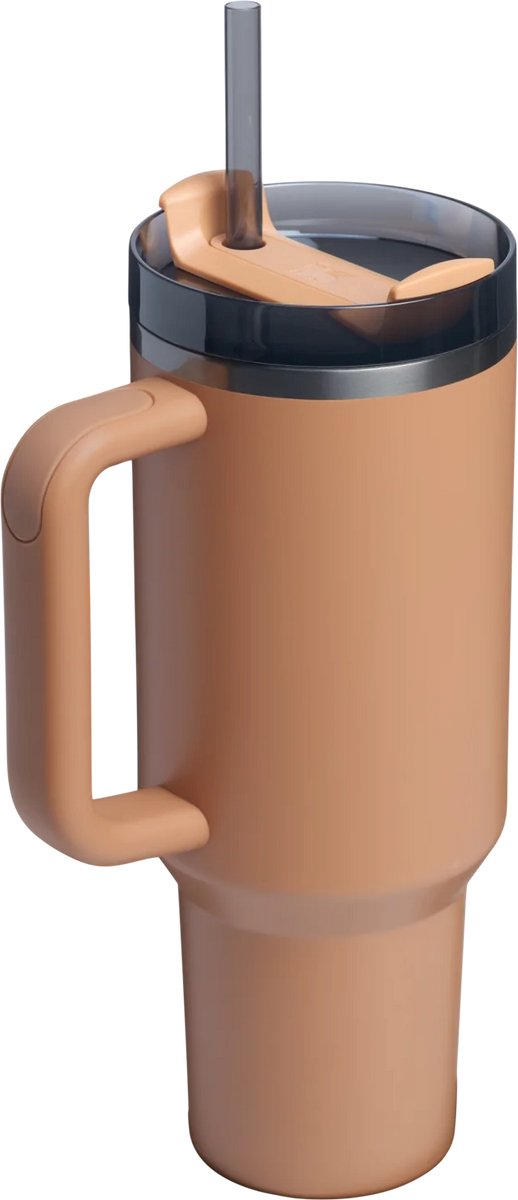 Stanley Quencher H2.0 Flowstate Tumbler - 1.2L - RVS - Camel - Stanley Cup met Rietje en Handvat - Thermosbeker - Thermosfles - Beker - Drinkbeker - Drinkfles - Fles - Koffiebeker To Go - Mug - Waterfles – foto 2