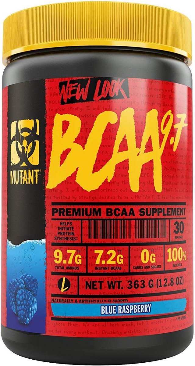Goedkoopste Mutant BCAA 9.7 - 348 gram - blue raspberry