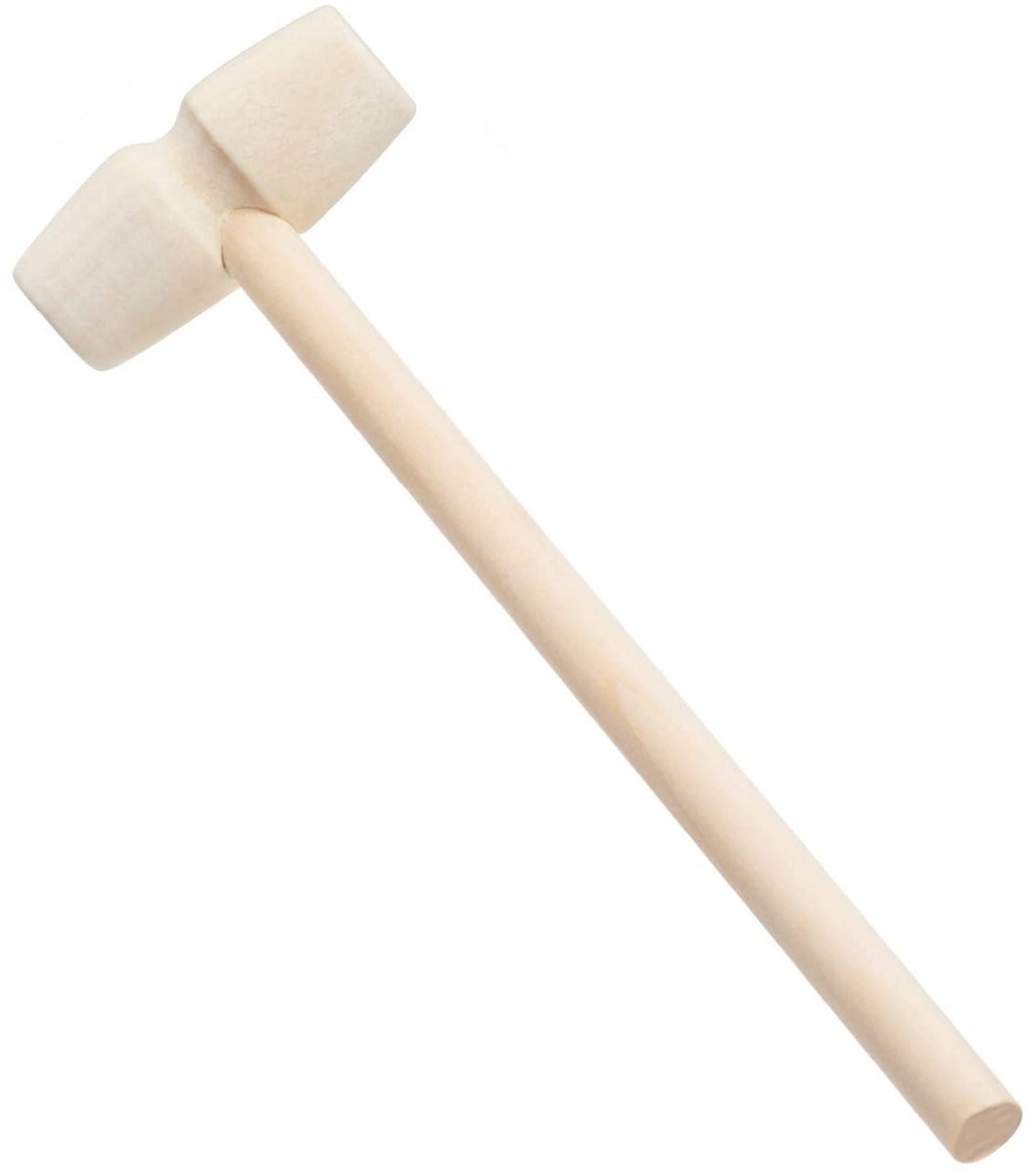 Houten Hamertje voor Chocolade 15cm