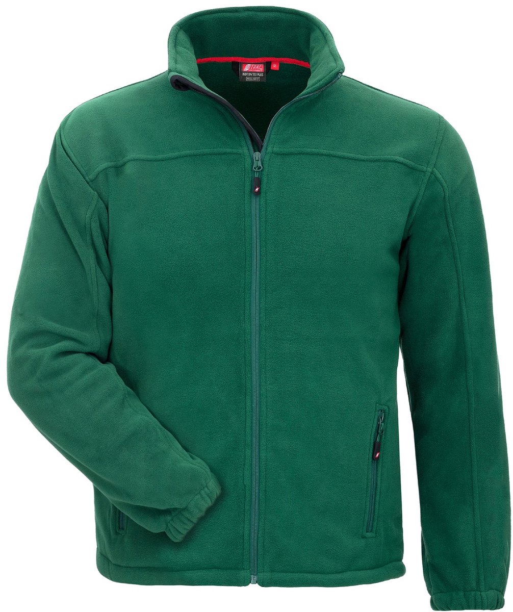 Nitras 7044 Fleecejack groen maat 3XL - Jas - Vest - Fleece