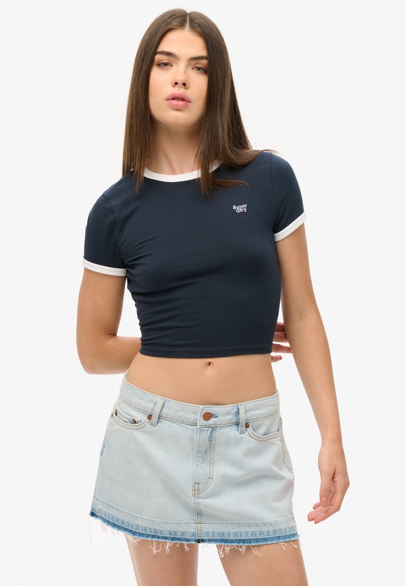 Superdry minirok Dames Rokken Blauw