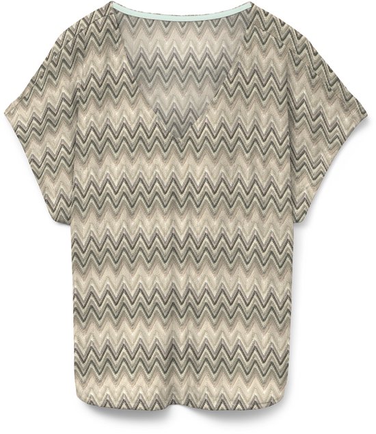 VERO MODA - VMDICTE SS V-NECK TOP JRS GA VO - Dames - Blouses