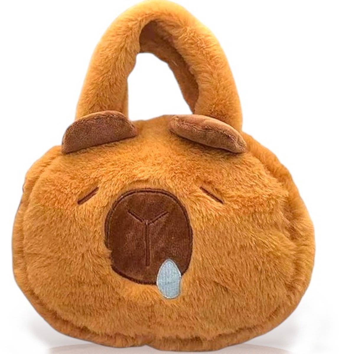 Klikkopers® - Capybara Handtas - Capybara Bag - Capybara knuffel - Capybara Pennenetui, Pennendoos - Draagbare Make-up Tas met Handvat - Pennenzak