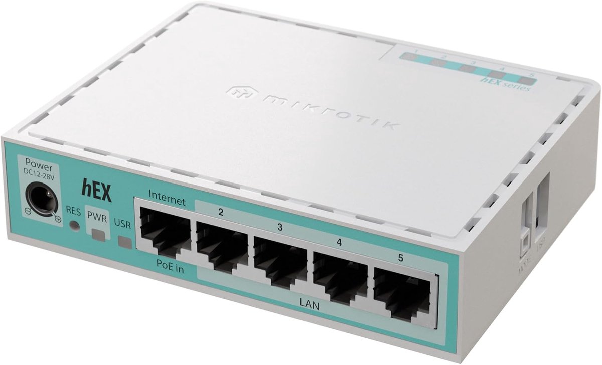 5-poorts Gigabit Router met 512 MB RAM