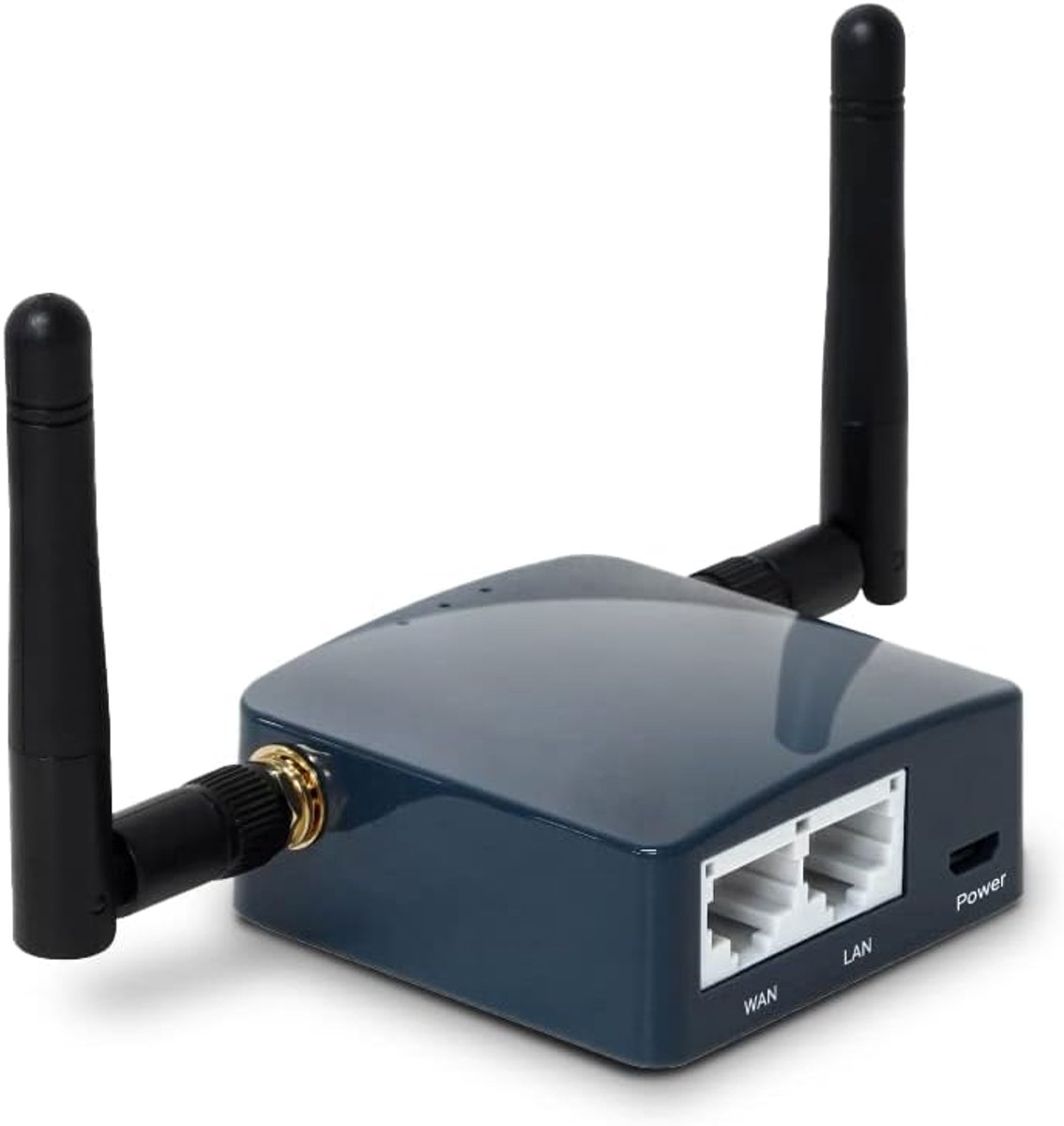 Draagbare mini draadloze reisrouter met OpenWrt | WiFi-router en extender | 2 Ethernet-poorten en VPN-compatibel
