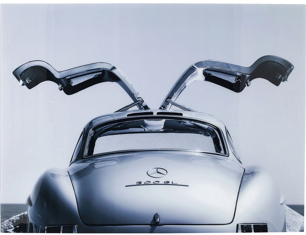 Kare Wandfoto Oldtimer Back 160x120cm